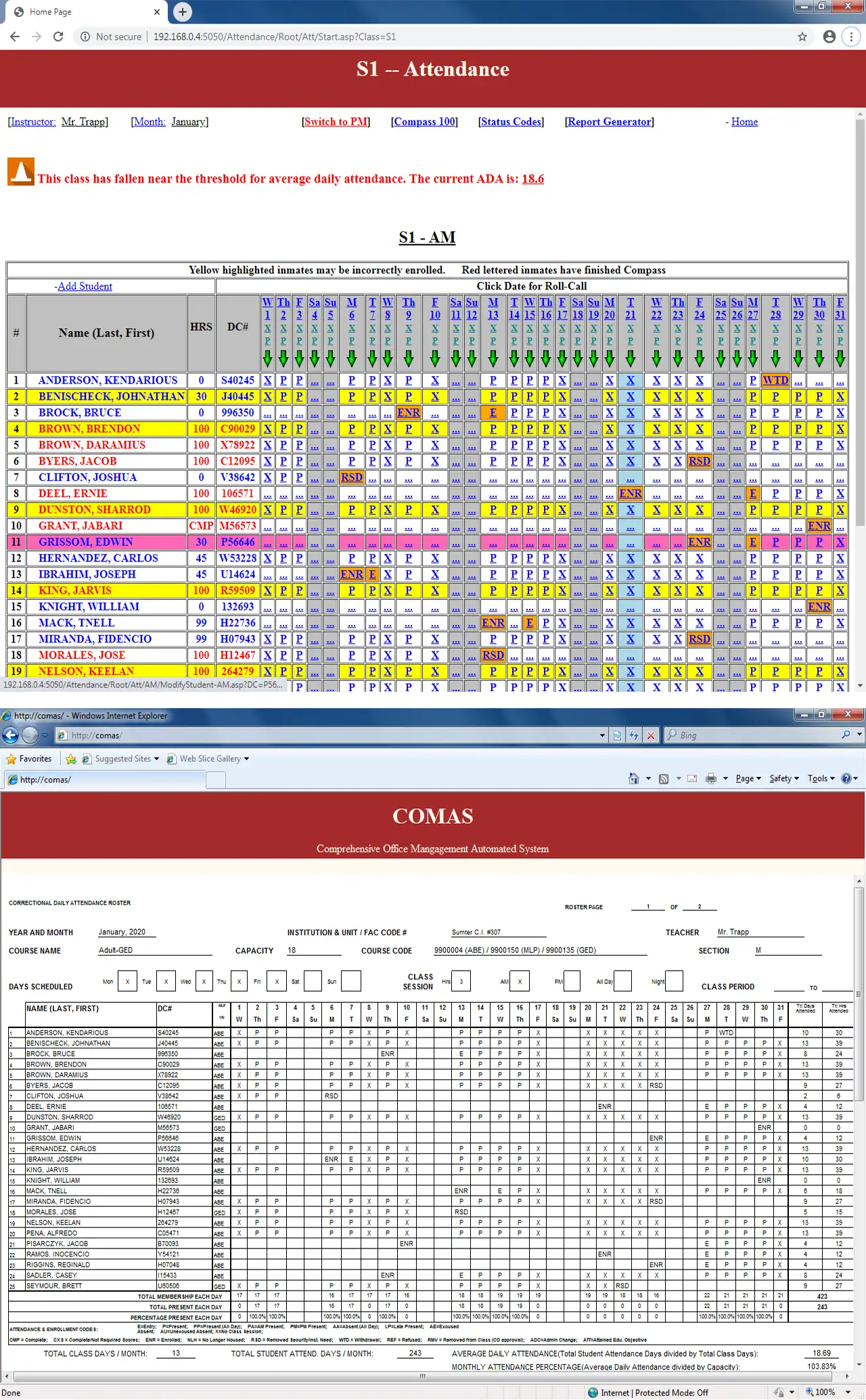 COMAS for portfolio.